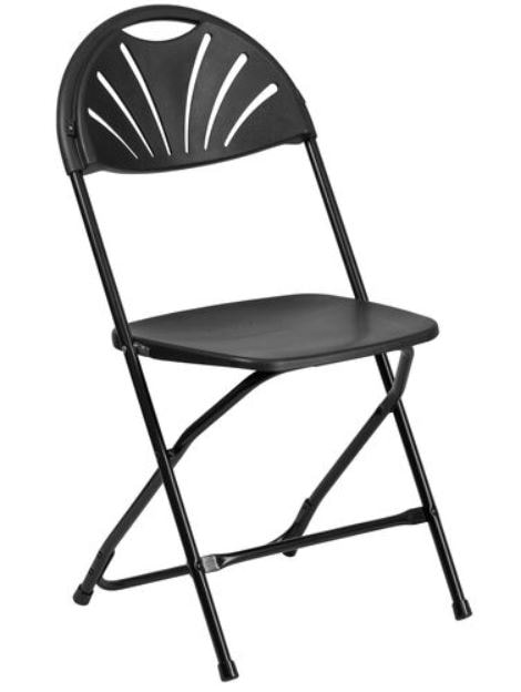 Folding Black Chair Rental